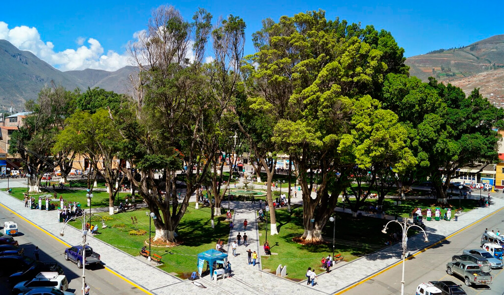 Foto de la plaza de armas de Huánuco